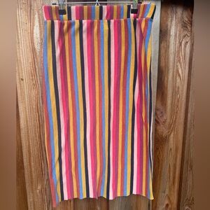 Wild Fable Colorful Striped Pencil Skirt